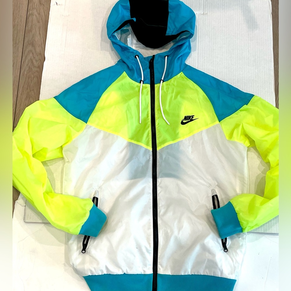 NIKE Running Men’s Colorblock Jacket Hooded S Small